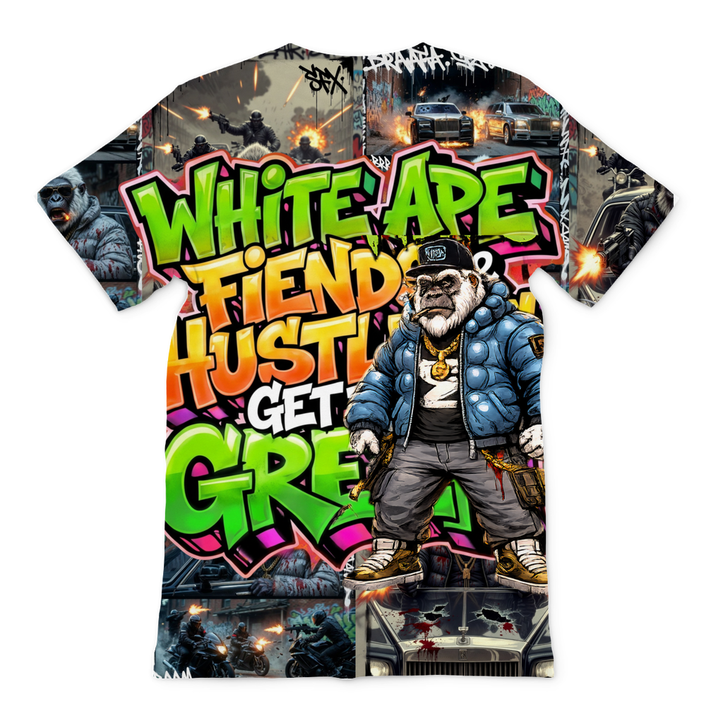 Fiends Get The Green Premium Sublimation Adult T-Shirt