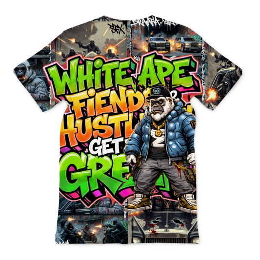 Fiends Get The Green Premium Sublimation Adult T-Shirt