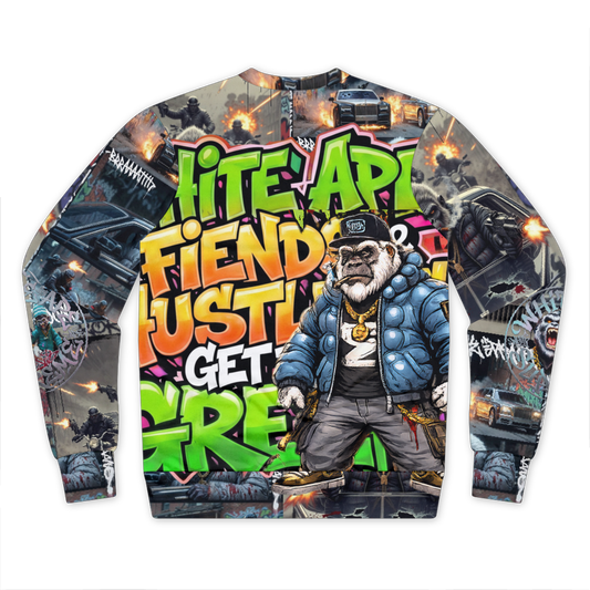 Fiends Get The Green Maniak Mayhem Mascot Sweat Shirt