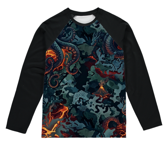 White ape fiends Sublimation Baseball Long Sleeve T-Shirt