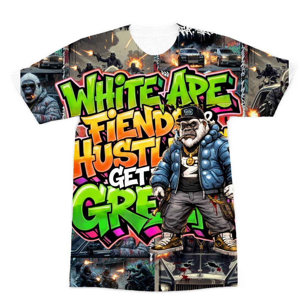 Fiends Get The Green Premium Sublimation Adult T-Shirt