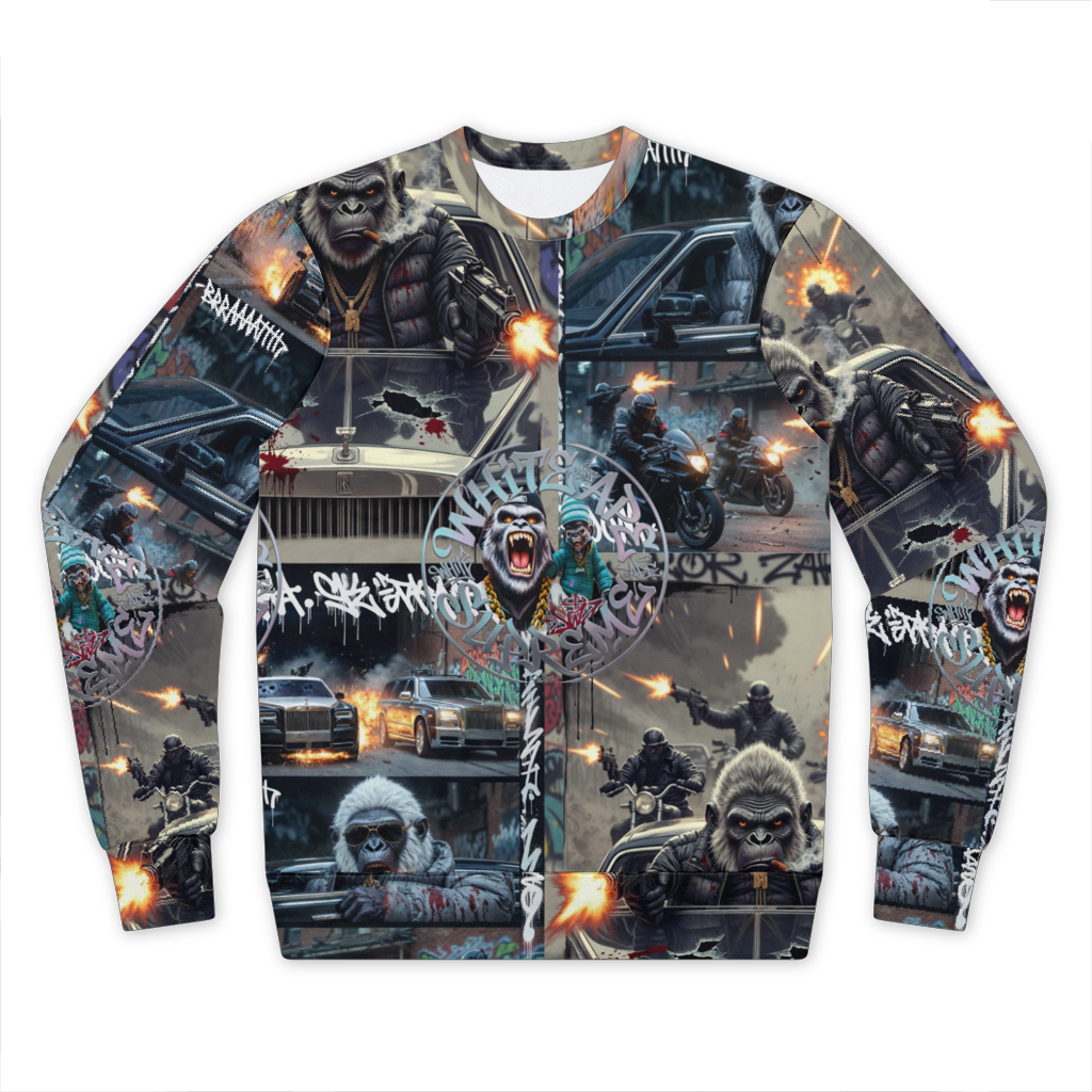 Fiends Get The Green Premium Cut and Sew Sublimation Unisex Sweatshirt