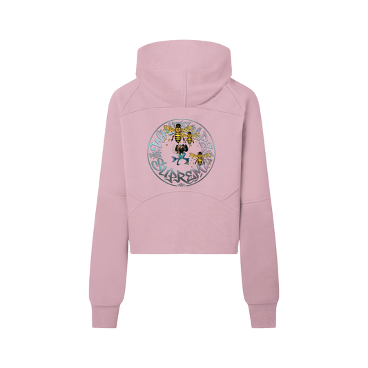 ROSES AND DIAMONDS womens half zip hoodie