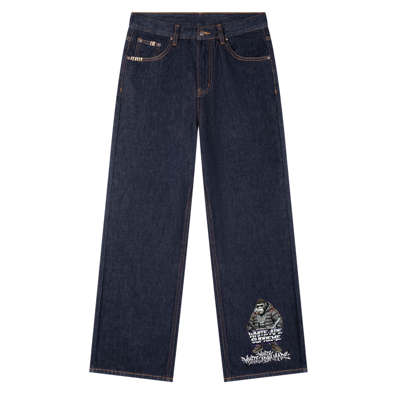 Heavyweight Straight Leg Denim Jeans