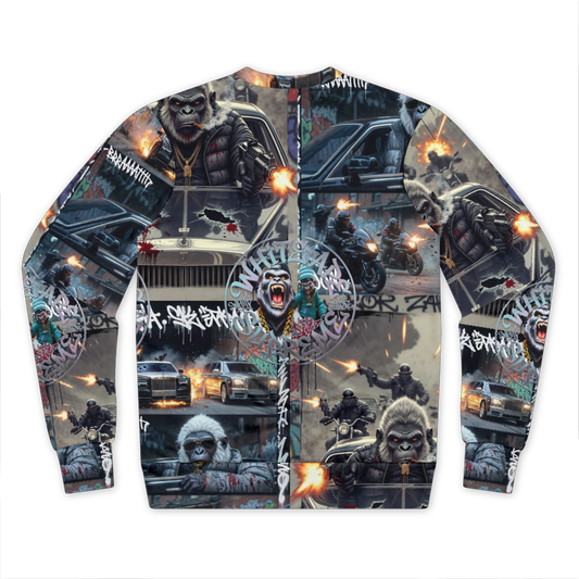 Fiends Get The Green Premium Cut and Sew Sublimation Unisex Sweatshirt